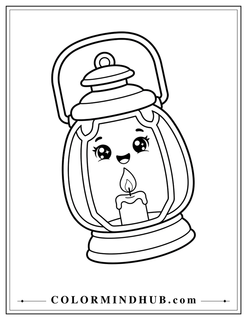featuring a smiling character inside a Halloween lantern